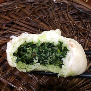 扬州特产 花园茶楼 青菜包 一份十个 手工菜包 顺丰生鲜 每日现做