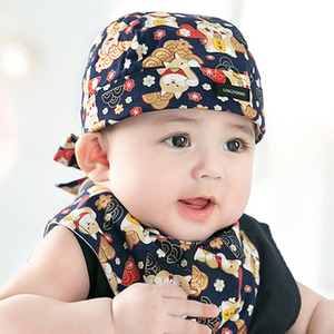 韩系夏季6个月婴儿帽子春秋款1岁男宝宝海盗帽4可爱5超萌7春季8女