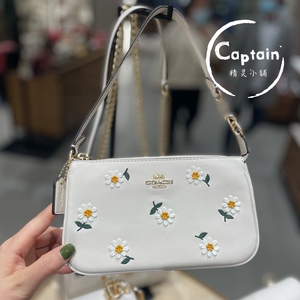 coach麻将包蔻驰女包小雏菊链条钱包腋下包手拿斜挎单肩手提钱包