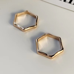 tasaki塔思琦六角螺母浪浪钉戒指六边形对戒山河令静香s925纯银