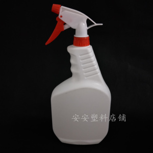 现货HDPE1000ml消毒塑料瓶手扣式喷雾瓶 油污净清洁剂喷瓶分装瓶