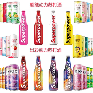 锐澳rio鸡尾酒微醺动力火车整箱强爽24瓶苏打酒果味啤酒精酿 包邮