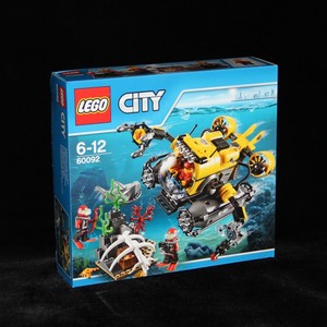 lego乐高 城市系列 60092 深海探险潜水艇拼插积木玩具收藏礼品