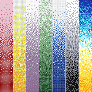 陶瓷 玻璃材质柱子墙面柜子渐变马赛克瓷砖拼图案花纹diy设计定做