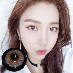 韩国idol美瞳半年抛russian粉灰棕巧混血欧美女小直径隐形眼镜
