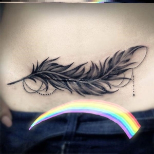 纹身贴遮肚子疤痕妊辰纹遮盖私密遮伤疤贴纸遮刀疤剖腹产妊娠纹