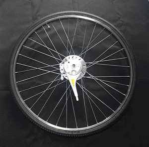 自行车前轱辘轮组36孔不锈钢24寸26/183车圈27前轮一套