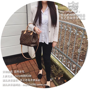 lv路易威登 nano 小号饺子包经典老花女士单肩包m61253中大号可选