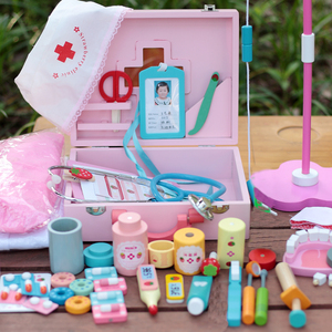 儿童小医生玩具套装女孩工具箱男孩护士打针医院仿真过家家听诊器