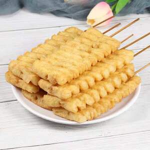 豆腐串 速冻兰花豆腐干商用火锅串串 关东煮烧烤半成品油炸豆腐串