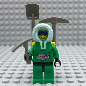 lego乐高 绝版 极地系列 人仔arc008 南极 登山者 探险家 2000年