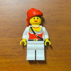 lego 乐高 绝版 稀有 pi058 女海盗人仔 海盗系列 1991年