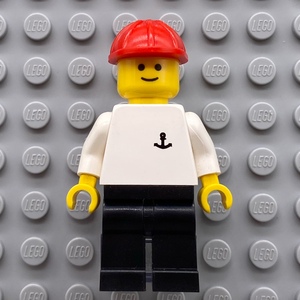 lego乐高经典港口海港harbor系列水手人仔boat005 1991年6542