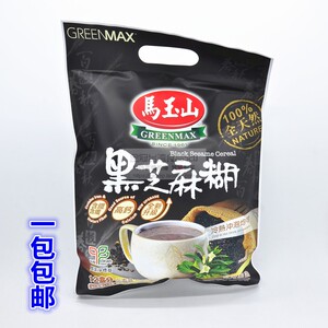 1包包邮 台湾进口食品 马玉山黑芝麻糊超级美味 360g 12小包入)