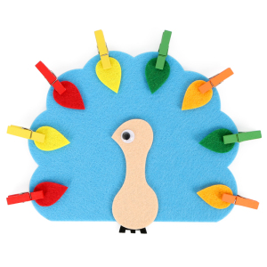 不织布区域区角活动材料玩教具成品幼儿园小班夹夹子手工益智玩具