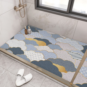 浴室防滑地垫卫生间淋浴房防水镂空脚垫厕所洗澡间全铺可裁剪地毯