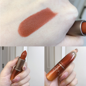 mac魅可唇部打底口红哑光唇膏脏橘棕红色#王者荣耀限量版#646