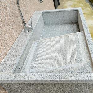 大理石洗衣池搓带水板洗用衣台花岗岩洗衣槽阳台家户外室外洗衣盆