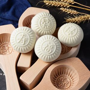 蒸包子的模具做馒头造型的印花商用大号手工米糕木质花样花式加深