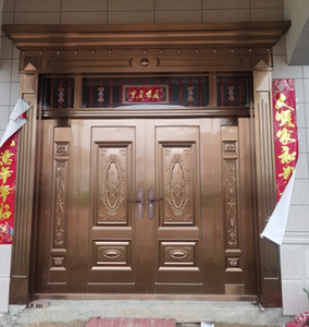 304不锈钢大门双开门乡村别墅大门 家用进户门不锈钢门农村入户门