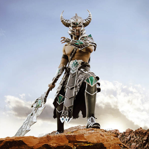 尚申商贸淘宝79cos联盟蛮族之王泰达米尔国王皮肤游戏武器装备cos