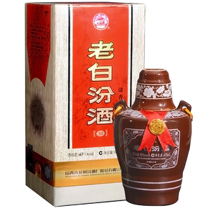 汾酒 老白汾 十年陈酿 45度475ml 山西特产 清香型白酒