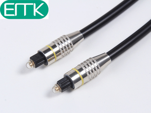 原装易迈克光纤音频线数字光纤线 音频光纤线方对方口1-30米6.0OD
