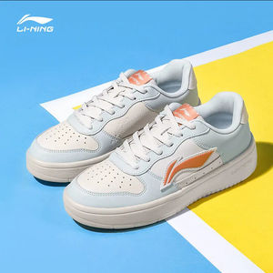 李宁板鞋女鞋春季新款小白鞋复古vibe风轻便低帮休闲运动鞋女鞋
