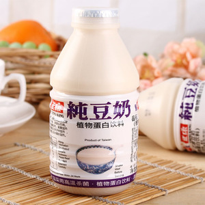 台湾正康纯豆奶原味豆浆330ml*6瓶装植物蛋白饮料早餐营养饮料