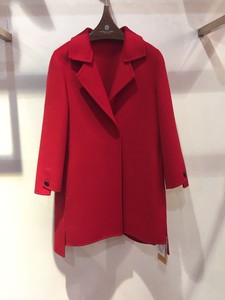 2017冬新款贵名媛 F175-H507 专柜正品女士大衣双面毛呢羊毛外套