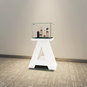 字母定制玻璃木制烤漆展柜个性创意柜台展示台展厅展览直播间柜子