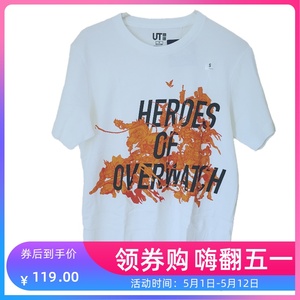 现货优衣库 暴雪联名 守望先锋印花t恤412328  422555 当日发货