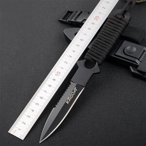 户外自动钢折叠刀瑞士军士刀特战开刃刀具防身长款刀便携防身刀