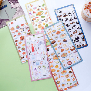 Nekoni贴纸 中国风系列 小吃糕点特色菜汉服熊猫手帐素材装饰贴画