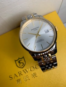sarwoo/商沃正品进口机芯全钢蓝宝石自动腕表