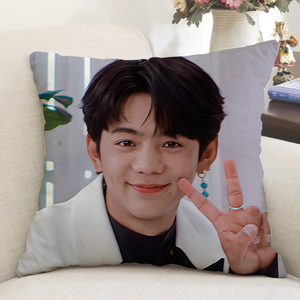 丁真抱枕diy定制明星周边同款面具海报小卡代言生日礼物女生靠枕