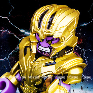 兼容乐高漫威复仇联盟者4灭霸双刃战刀盔甲wm788拼插积木人仔玩具