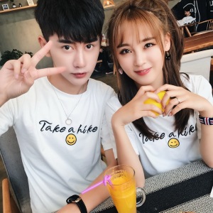 男女班服初中学生宽松韩版衣服闺蜜装t恤姐妹装情侣小衫夏天大童