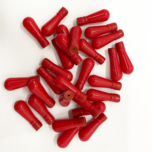 20ul毛细血管胶头红吸头微量采血管胶帽吸头胶帽硅胶红胶头10个