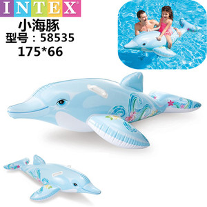 儿童水上充气坐骑海豚蓝鲸黑鲸海龟鲨鱼独角兽魔龙鳄鱼摩托艇龙虾