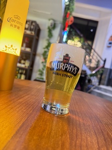 全新Murphy's墨菲莫菲黑啤啤酒杯精酿玻璃水杯250ml家用个性酒吧