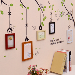 照片墙装饰悬挂创意个性韩式相框挂墙组合儿童房一面墙客厅卧室