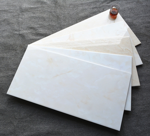 客厅瓷砖400x800厨房卫生间墙砖 白色大理石纹釉面砖 不透水瓷片