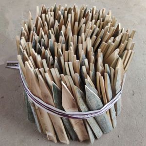 放样测量竹片竹条工程花园篱笆竹排栅栏毛工地挡土围栏木竹片桩