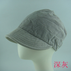 出口日本春夏帽子 日系女士帽子小沿鸭舌帽 日式软檐褶皱报童帽