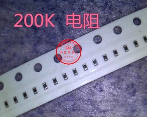 全新现货0402规格  200K 8脚 贴片排阻 厚膜晶片排列电阻 50个3元