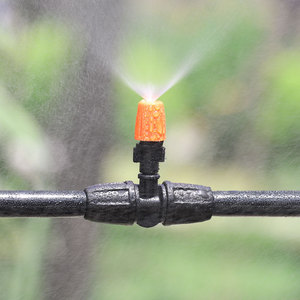 养殖场屋顶喷雾加湿降温防暑单头可调雾化微喷头半自动套装水龙头