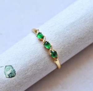 随形翡翠戒指女款