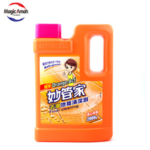 妙管家去油地板清洁剂餐厅厨房专用木质地板瓷砖清洗台湾原装