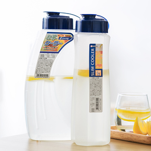 日本进口塑料晾开水壶冰箱冷藏果汁饮料保鲜杯凉水杯耐热冷水壶
